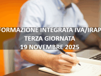 Webinar Terza Giornata Formazione Integrata Iva Irap 2025